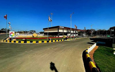 Buildings and Roads at Cherlapally in Hyderabad